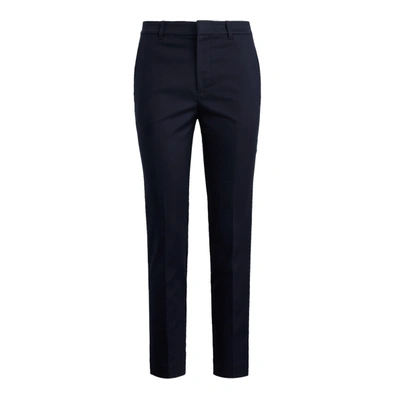 Lauren Petite Stretch-cotton-blend Pant In Lauren Navy