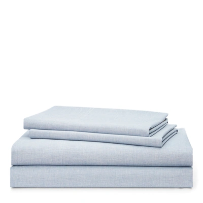 Polo Ralph Lauren Graydon Mélange Sheet Set In Chambray