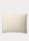 Polo Ralph Lauren Graydon Mélange Sham In Chambray