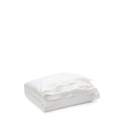 Ralph Lauren Spencer Sateen Border Duvet Cover In White