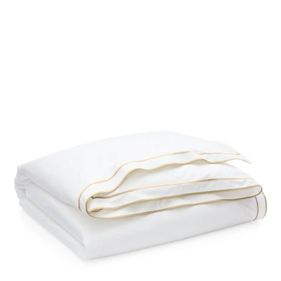 Polo Ralph Lauren Spencer Sateen Border Duvet Cover In Tan