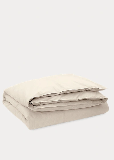 Ralph Lauren Graydon Mélange Comforter In Chambray