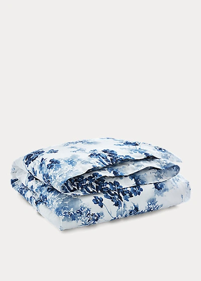 Polo Ralph Lauren Flora Sateen Comforter Set In Blue Multi
