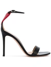 Gianvito Rossi Love Portofino 110 Embellished Patent-leather Sandals In Black