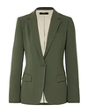 Theory Suit Jackets In Military Green