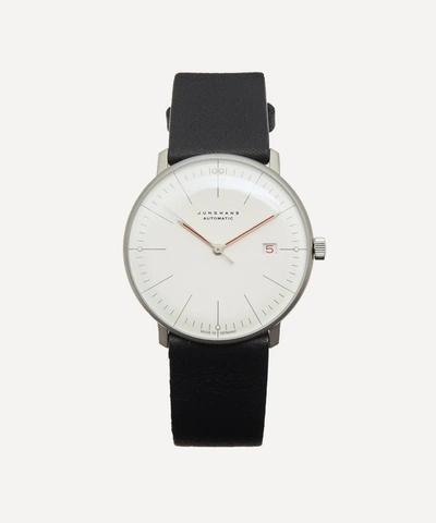 Junghans Black & Silver Max Bill Automatic Bauhaus Watch