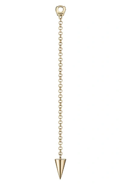 Maria Tash Spike & Handcuff Pendulum Earring Charm In Yellow Gold