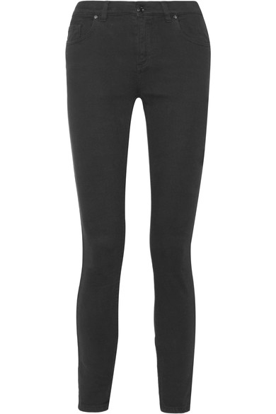 Tom Ford Woman Mid-rise Skinny Jeans Black | ModeSens