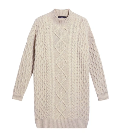 Weekend Max Mara Wool Cable-knit Mini Dress