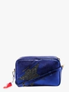Golden Goose Metallic Glitter Crossbody Bag In Blue