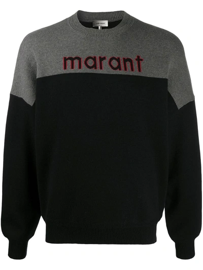 Isabel Marant Valter Knitwear In Black Wool
