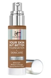 It Cosmetics Your Skin But Better Foundation + Skincare Rich Neutral 51.25 1 oz/ 30 ml