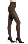 Falke Family Cotton 94 Opaque Tights In Brown