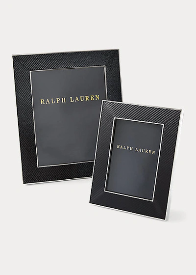 Polo Ralph Lauren Sutton Leather Frame In Black