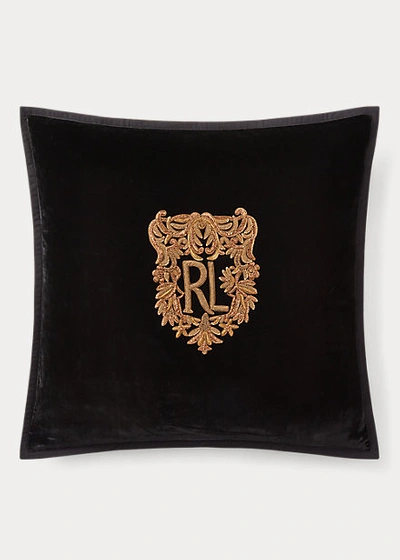 Polo Ralph Lauren Glenshire Throw Pillow In Black