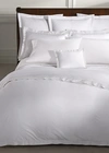 Ralph Lauren Organic Cotton Sateen Border Duvet Cover In Blue Hyacinth