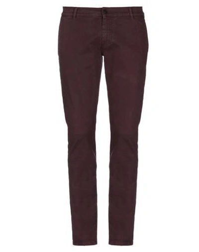 Grey Daniele Alessandrini Pants In Red