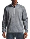 Under Armour 1/2 Zip-up Fleece In Halo Grey