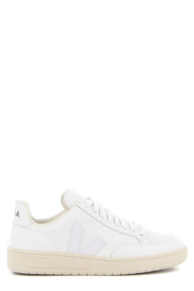 Veja V-10 Low-top Lace-up Sneakers In White