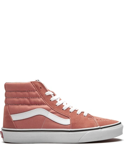 Vans Sk8-mid 男女款时尚百搭耐磨中帮休闲帆布鞋 In Rose Dawn/true White