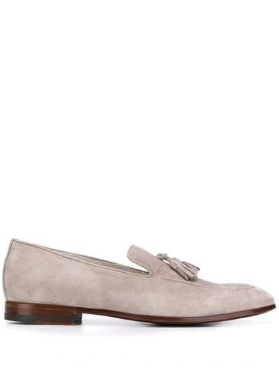 Scarosso Flaviola Tassel Loafers In Grey