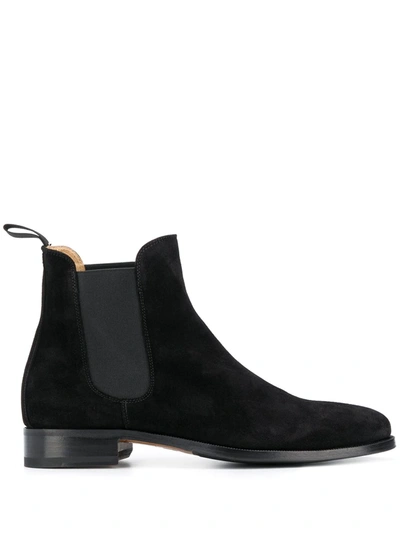 Scarosso Gian Carlo Chelsea Boots In Black