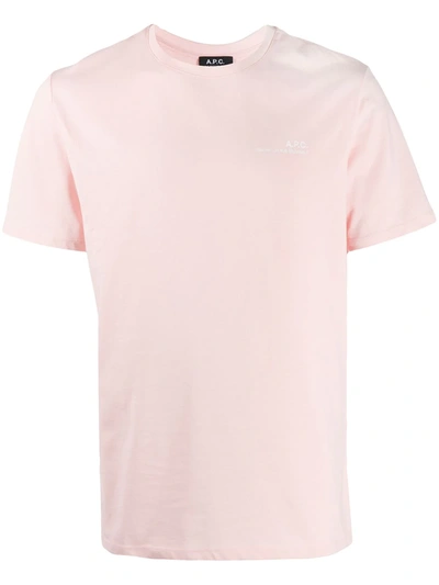 Apc Short Sleeve T-shirt In Pink