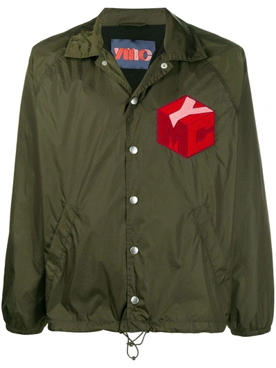 Ymc You Must Create Long Sleeve Printed Logo Jacket In Green