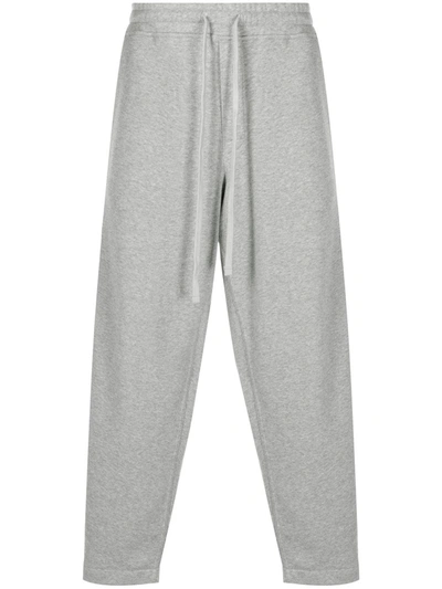 Ymc You Must Create Straight Leg Drawstring Track Trousers In Grey