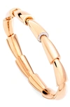 Vhernier Women's Calla Media 18k Rose Gold & Diamond Bracelet