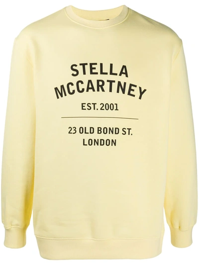 Stella Mccartney Oversize Fit Sweatshirt Unisex In Yellow