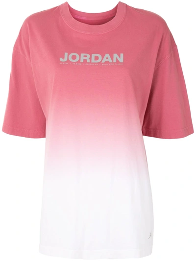 Nike Over Jordan Cotton T-shirt In Pink