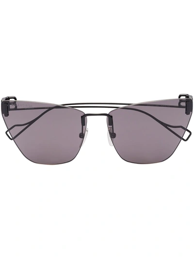 Balenciaga Light Cat-eye Frame Sunglasses In Black