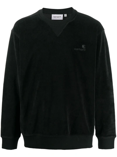 Carhartt United Script Sweatshirt In Black