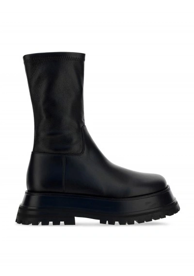 Burberry Hurr Boots In Black