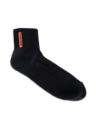 Heron Preston Short Ankle Socks In Black