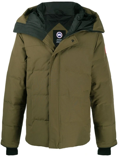 Canada Goose Wyndham Parka Jacket In Green
