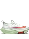 Nike Air Zoom Alphafly Next% Women's Road Racing Shoes In White,jade Aura,flash Crimson