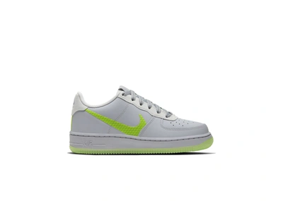 Pre-owned Nike Air Force 1 Lv8 3 Wolf Grey (gs) In Wolf Grey/ghost Green
