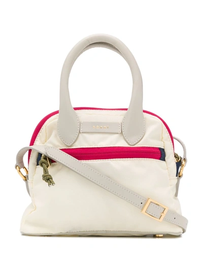 Sacai White Synthetic Fibers Handbag