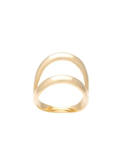 Ana Khouri Gold Unisex Simplicity Ring In Metallic