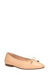 Kate Spade Pavlova Leather Ballet Flat In Biscotti Leather
