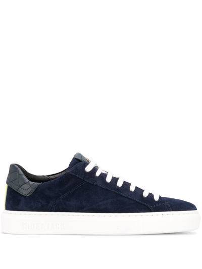 Hide & Jack Contrast-panel Low-top Sneakers In Blue