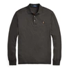 Polo Ralph Lauren Classic Fit Soft Cotton Long-sleeve Polo Shirt In Dark Charcoal Heather