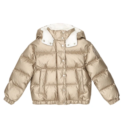 Moncler Kids' Daos Gold Down Jacket