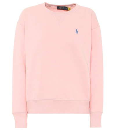 Polo Ralph Lauren Cotton-blend Fleece Sweatshirt In Pink