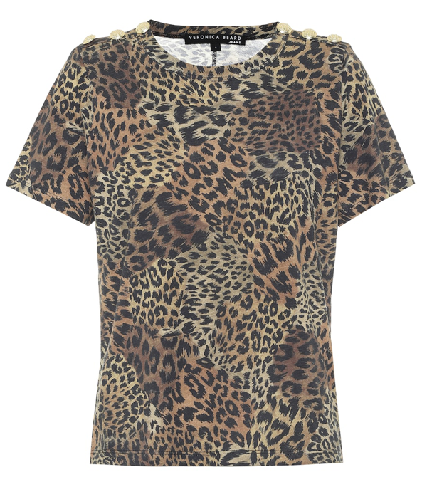 veronica beard leopard top