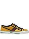 Gucci Tennis 1977 Gg-jacquard Canvas Trainers In Yellow