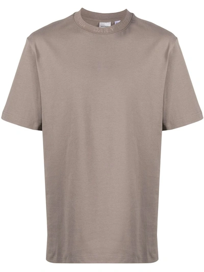 Daily Paper Derib Taupe Cotton T-shirt In Brown