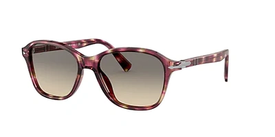 Persol Gradient Grey Square Unisex Sunglasses Po3244s 112532 53 In Grey Gradient